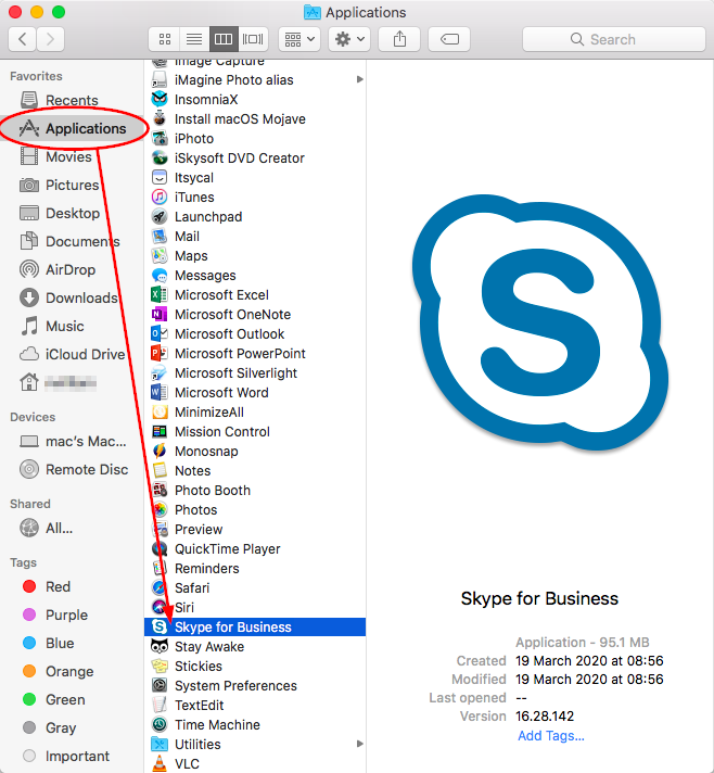 outlook not linking with skype for business on mac